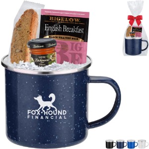 English Breakfast & Speckled Camping Mug Gift Set - PV1042