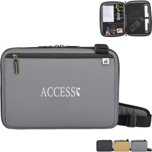 Heritage Supply™ Pro Polyester Crossbody Padfolio & Construction Pen Set - GM1608