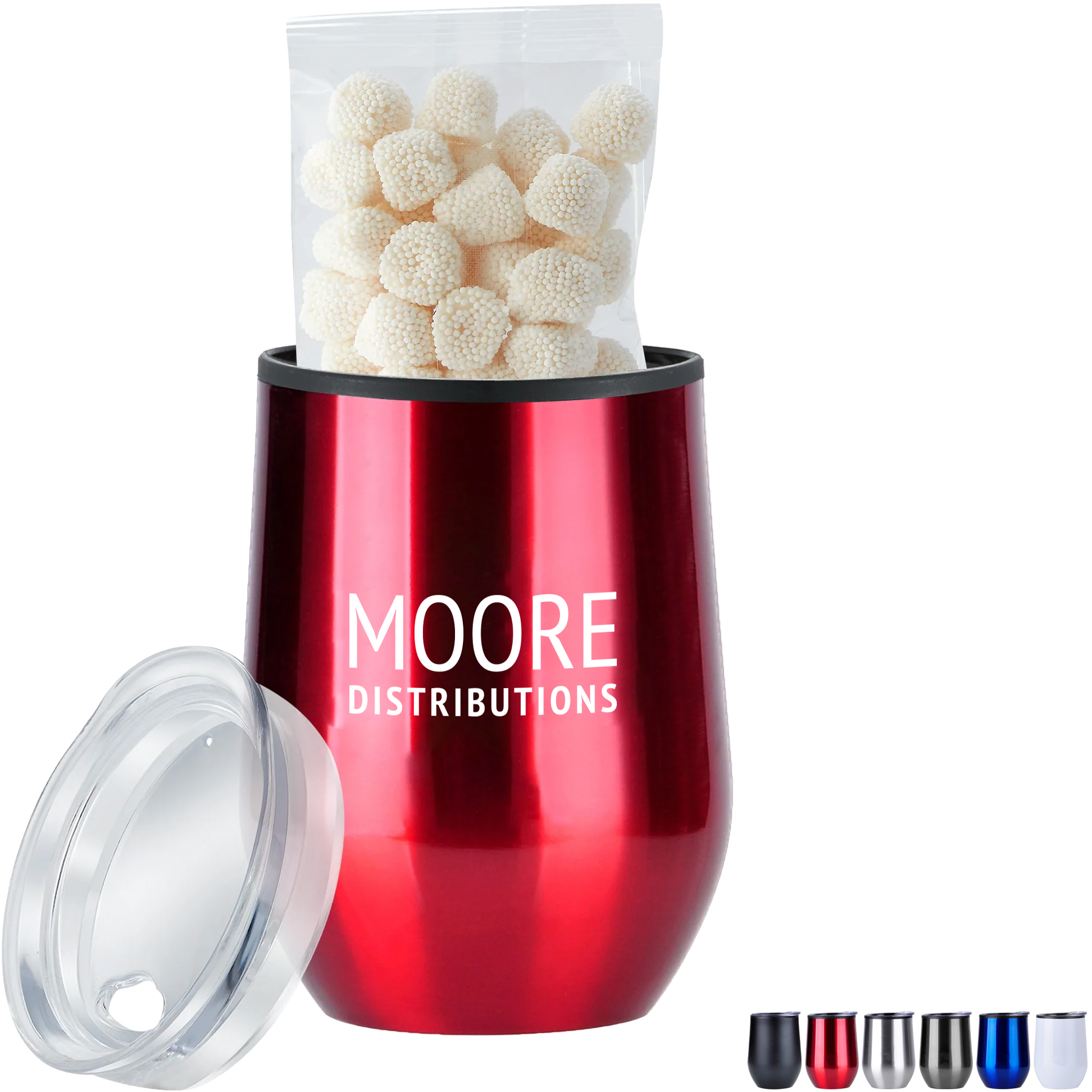 Product Photo 1 Jelly Belly® Champagne Bubbles & Stemless Wine Tumbler Gift Set