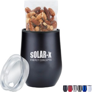 Mixed Nuts & Stemless Wine Tumbler Gift Set - PV1033