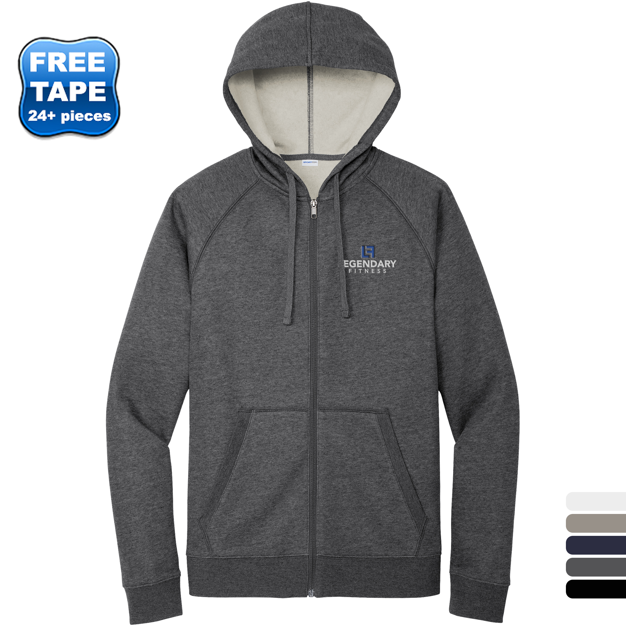 Product Photo 1 Sport-Tek® Drive Cotton/Poly Fleece Hooded Unisex Full Zip