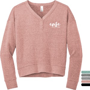 District® Perfect Tri® Fleece V-Neck Ladies' Sweatshirt - WJ6627