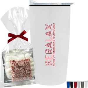 Hot Chocolate Mug Stuffer & Straight Tumbler w/ Plastic Liner Gift Set - PV1017