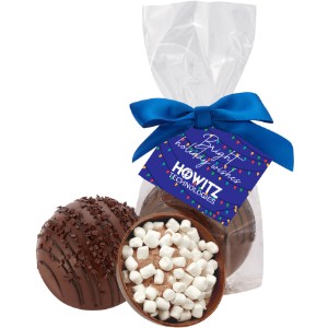 Hot Chocolate Bomb Mug Stuffer, Milk & Dark Delight Chocolate - MD9563