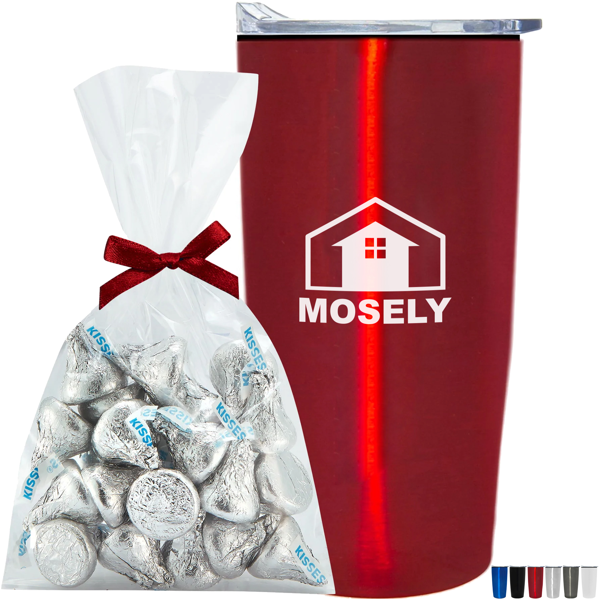 Product Photo 1 Hershey's® Kisses Mug Stuffer & Straight Tumbler w/ Plastic Liner Gift Set