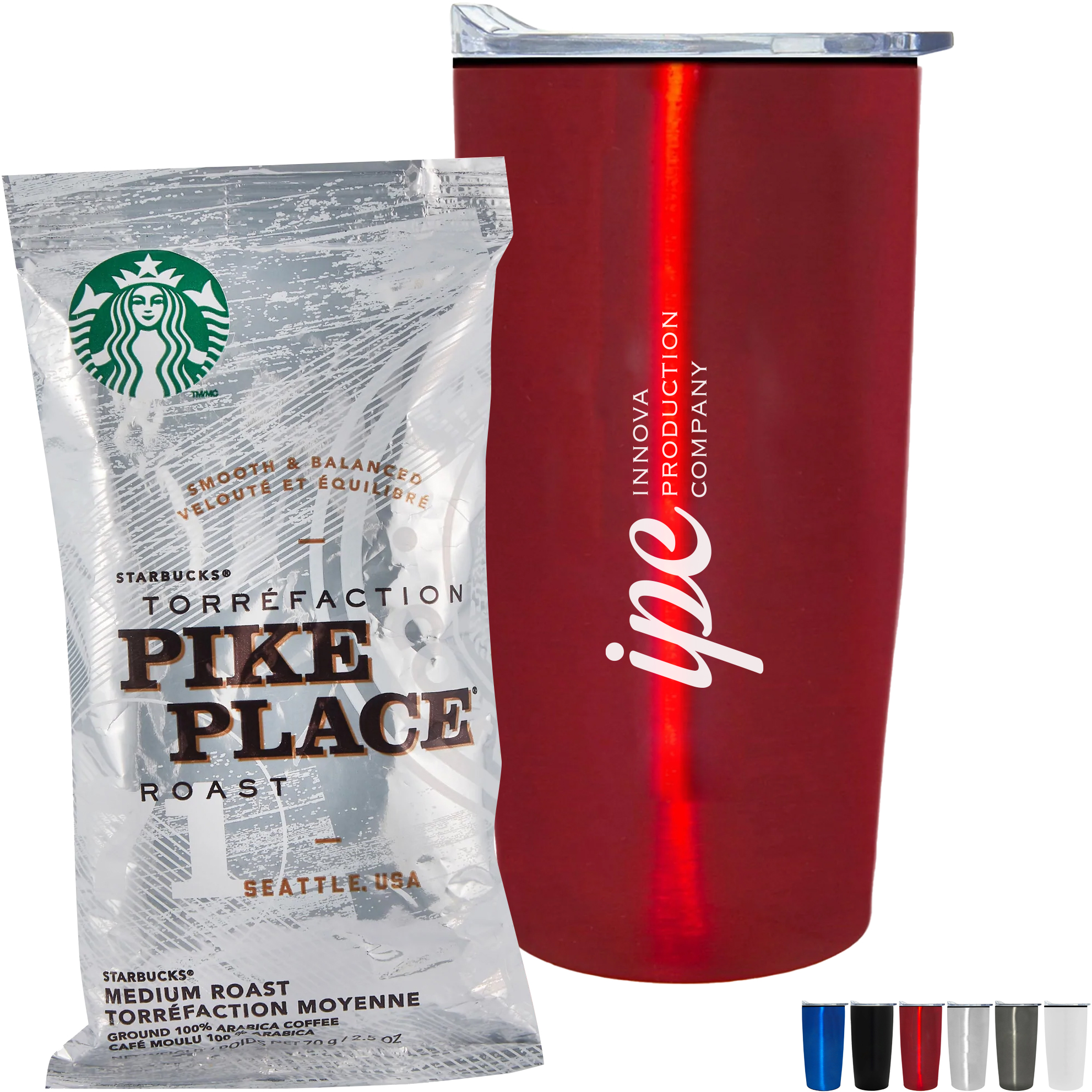 Product Photo 1 Starbucks® Pike Place Ground Coffee & Straight Tumbler w/ Liner Gift Set