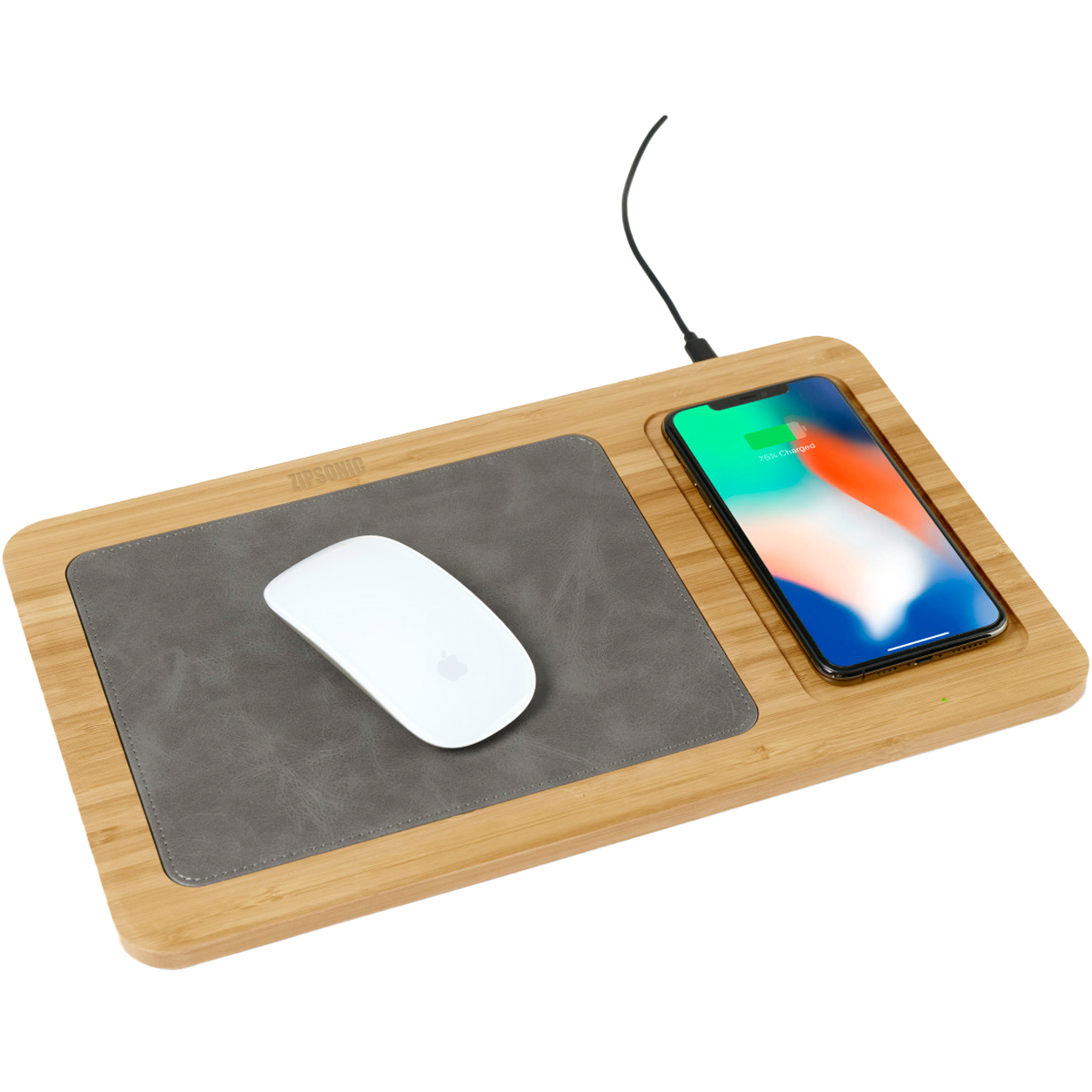 Product Photo 1 Auden Bamboo Wireless Charging Mouse Pad