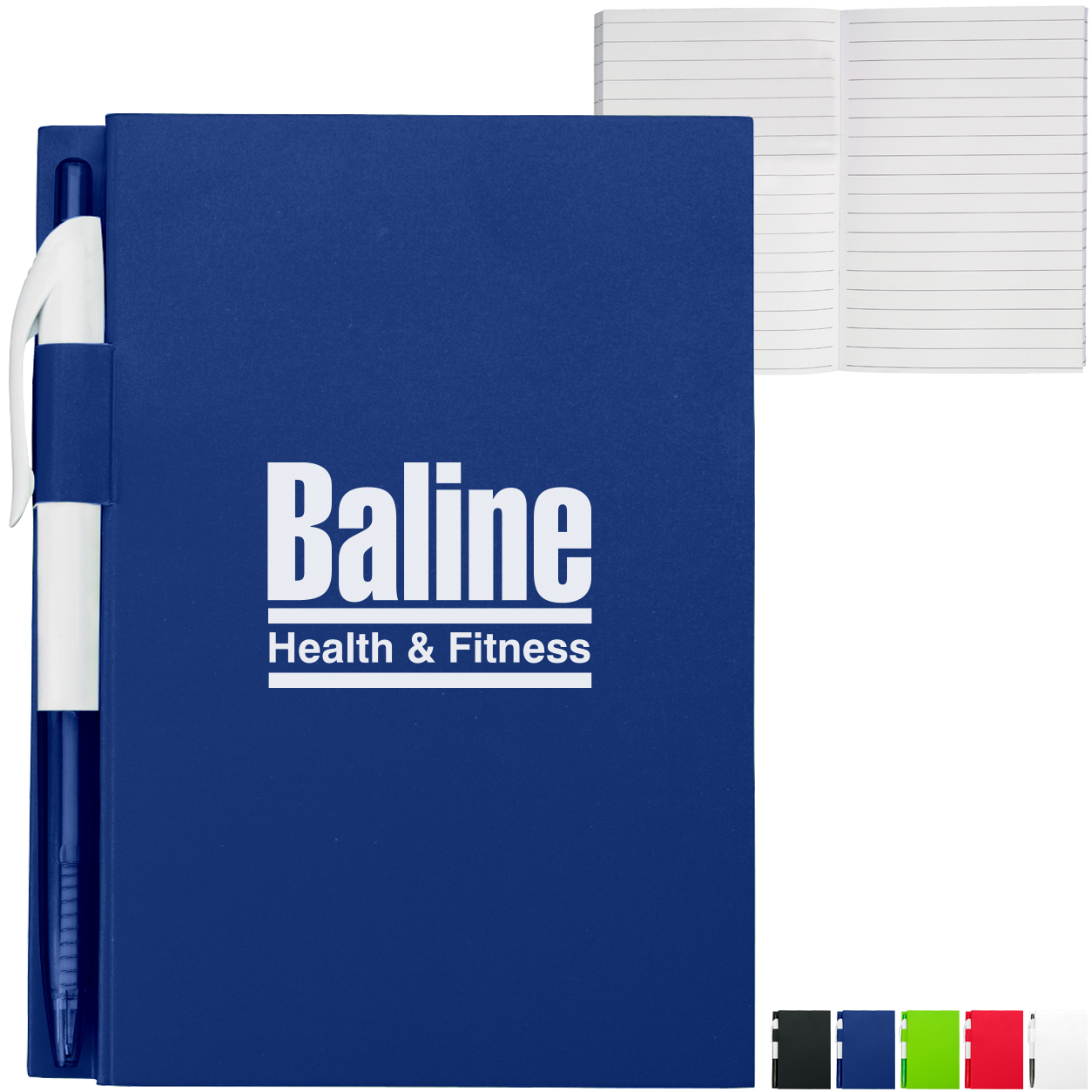 Product Photo 1 Lined Notebook w/ Matching Pen, 6" x 4-1/4"