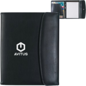 Leather Look Notepad Portfolio, 10" x 12-1/2" - HT9667