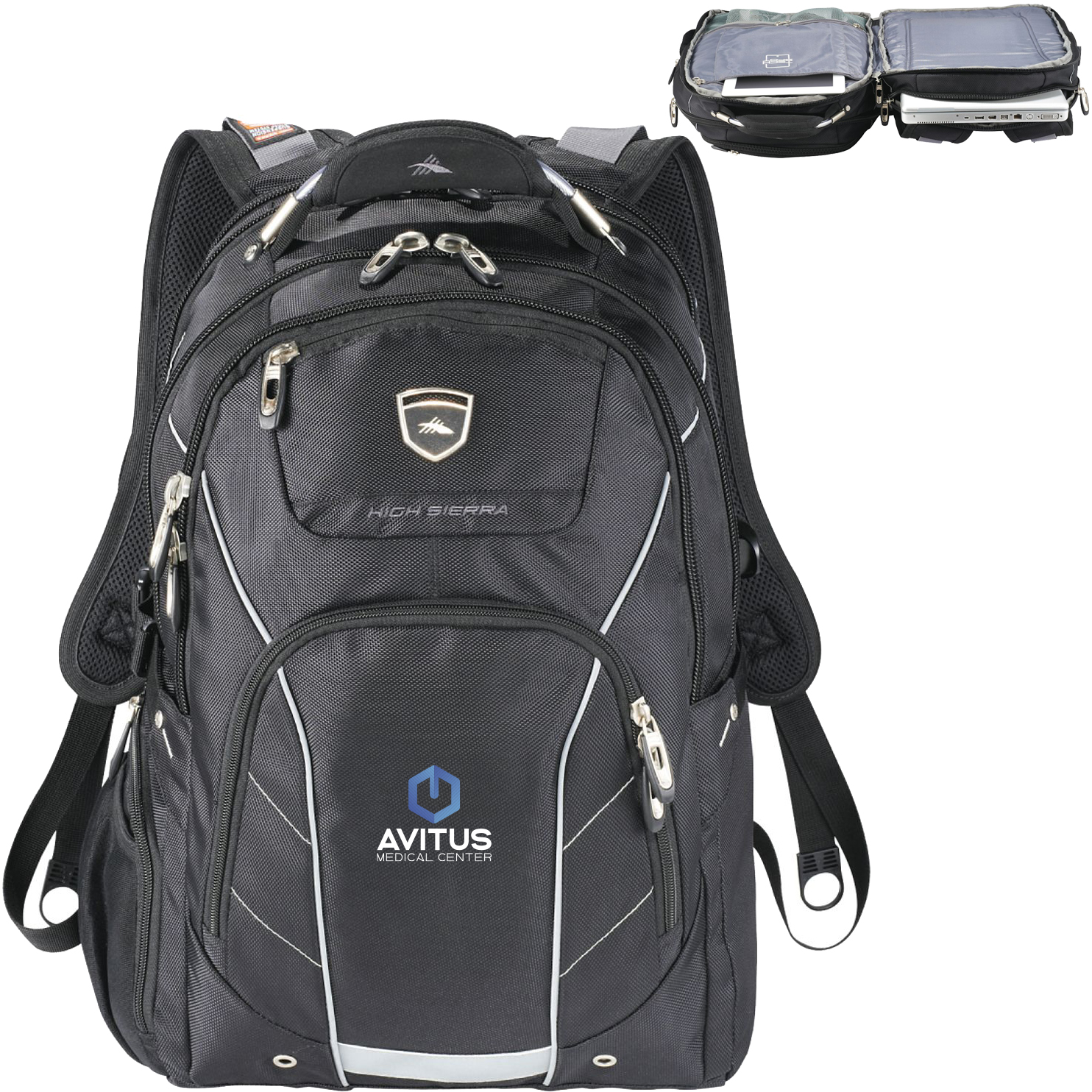 Product Photo 1 High Sierra® Elite Fly-By PolyCanvas 17" Computer Backpack