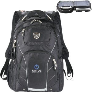 High Sierra® Elite Fly-By PolyCanvas 17" Computer Backpack - LD2427
