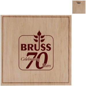 Wood Bottle Opener Coaster - IL7725