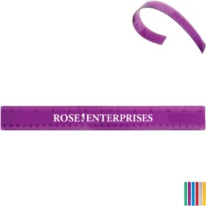 Flexible Plastic Ruler, 12" - IL7600