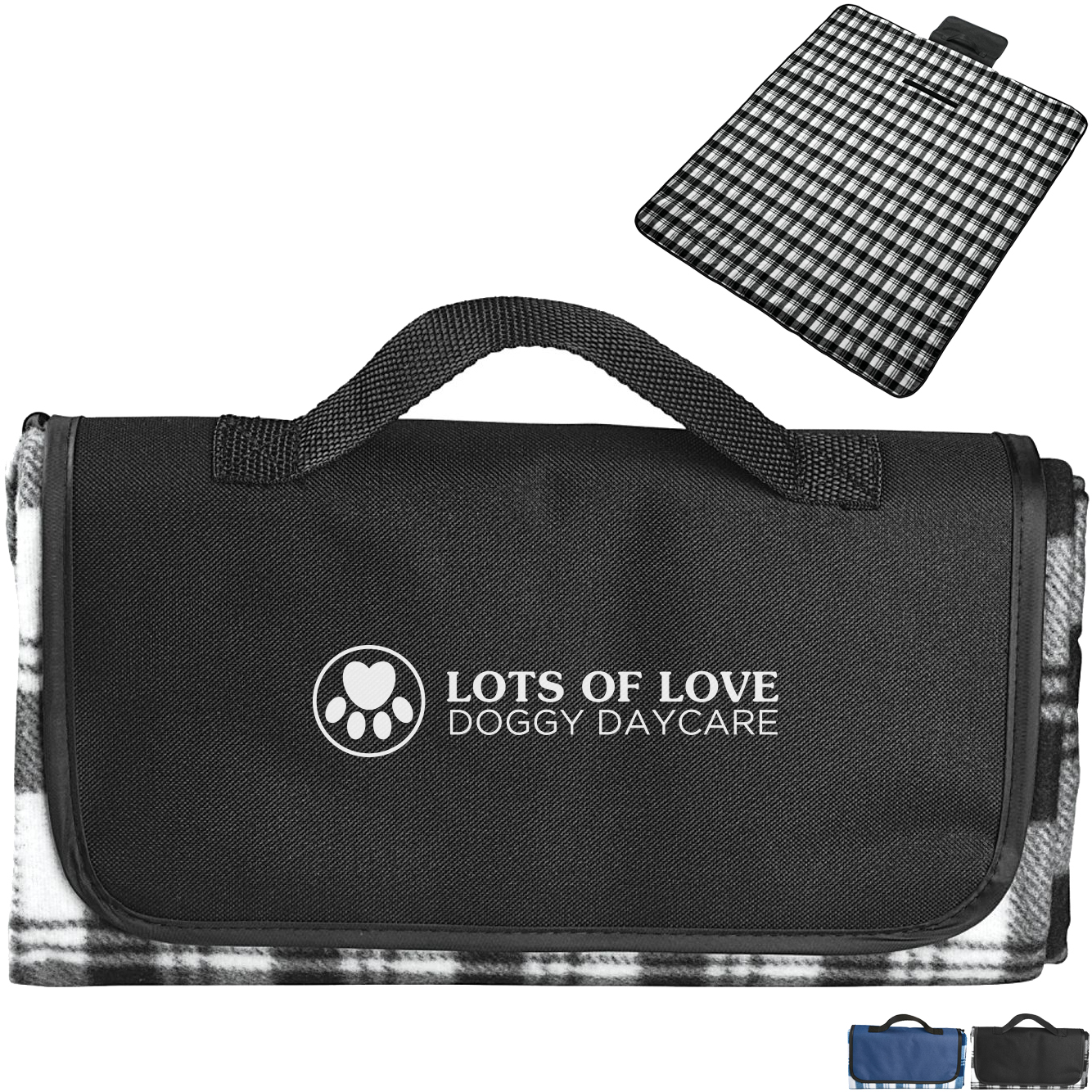 Product Photo 1 Fold Up Fleece Picnic Blanket, 47" x 52"