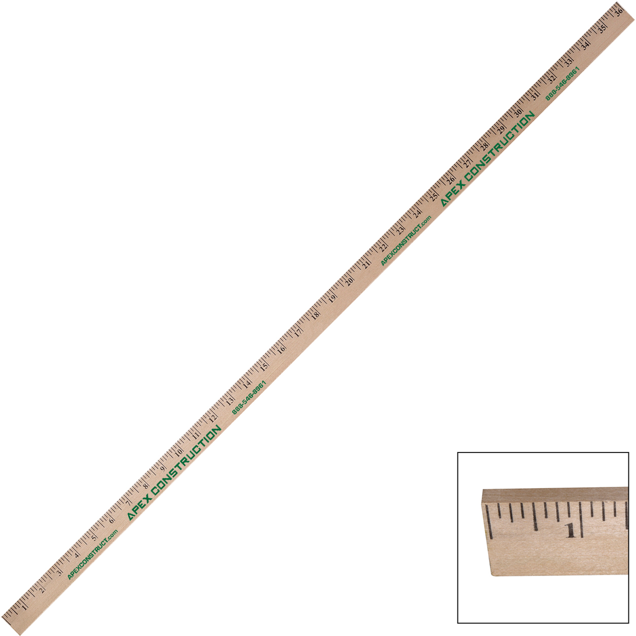 Product Photo 1 Natural 1/4" Thick Yardstick