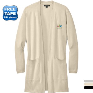 MERCER+METTLE™ Tri-Blend Open Front Ladies' Cardigan Sweater - WJ6652