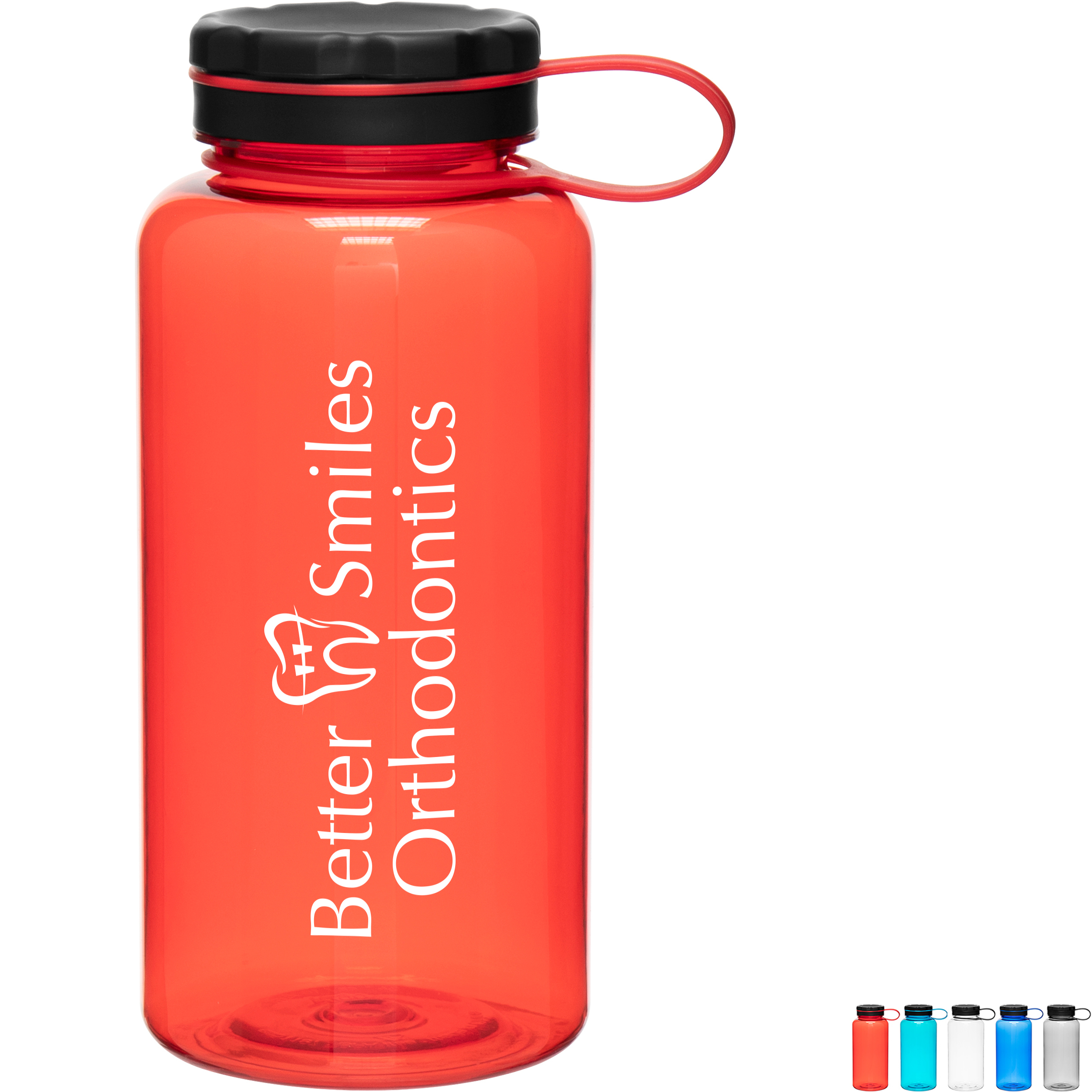 Product Photo 1 h2go Wide Single Wall Tritan™ Bottle, 34oz.