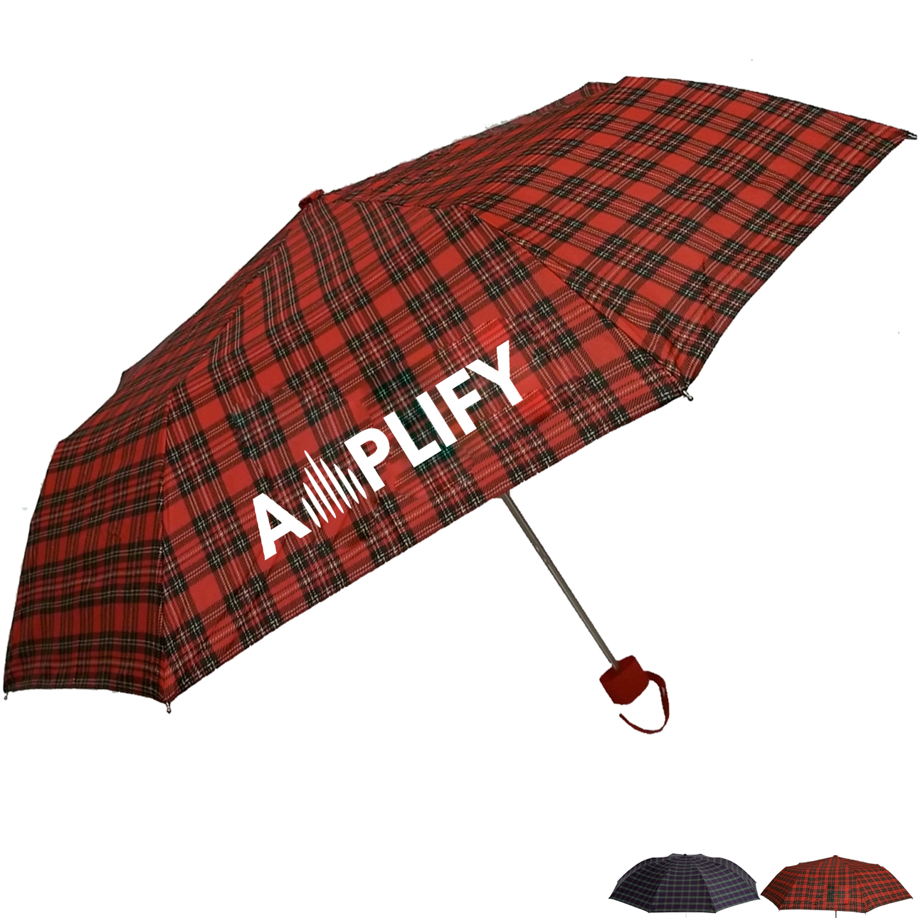 Product Photo 1 Pocket Plaid Umbrella, 42" Arc