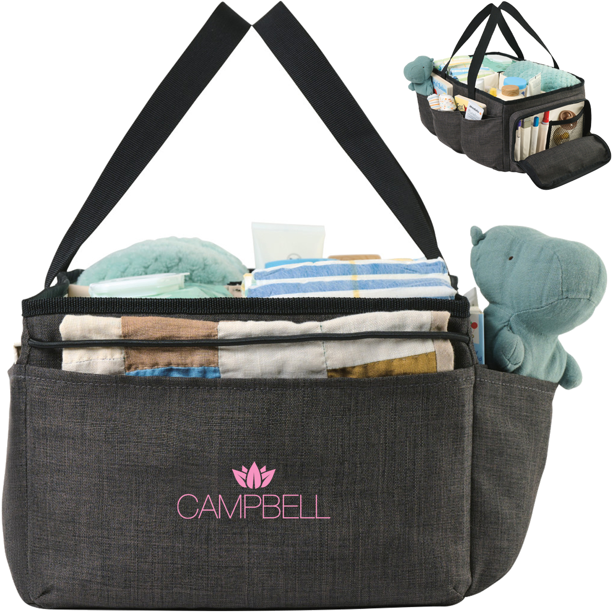 Product Photo 1 Reagan Heather Poly Newborn Essential Organizational Caddy