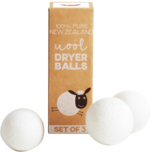 Pure 100% New Zealand Wool Dryer Balls, Set of 3 - JN1090