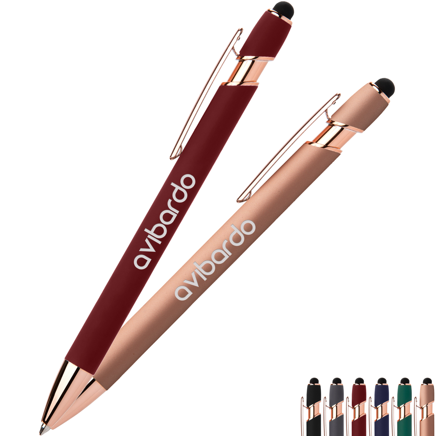 Product Photo 1 Ellipse Softy Rose Gold Gel Pen w/Stylus