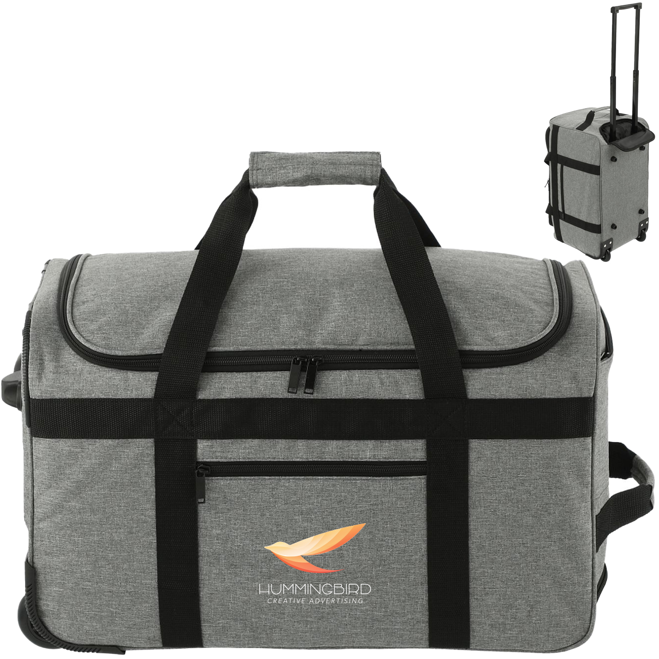 Product Photo 1 Graphite Recycled PET 20" Wheeled Duffel
