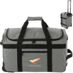 Graphite Recycled PET 20" Wheeled Duffel - LD5227