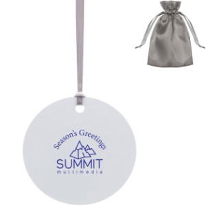 Round Metal Ornament - IL7706