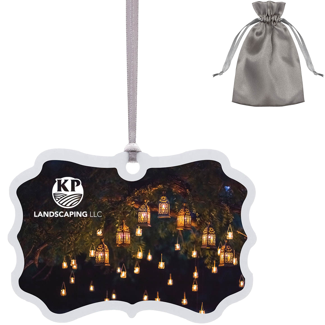 Product Photo 1 Rectangle Bracket Metal Ornament