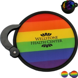 Rainbow Collapsible Fan - LE2538