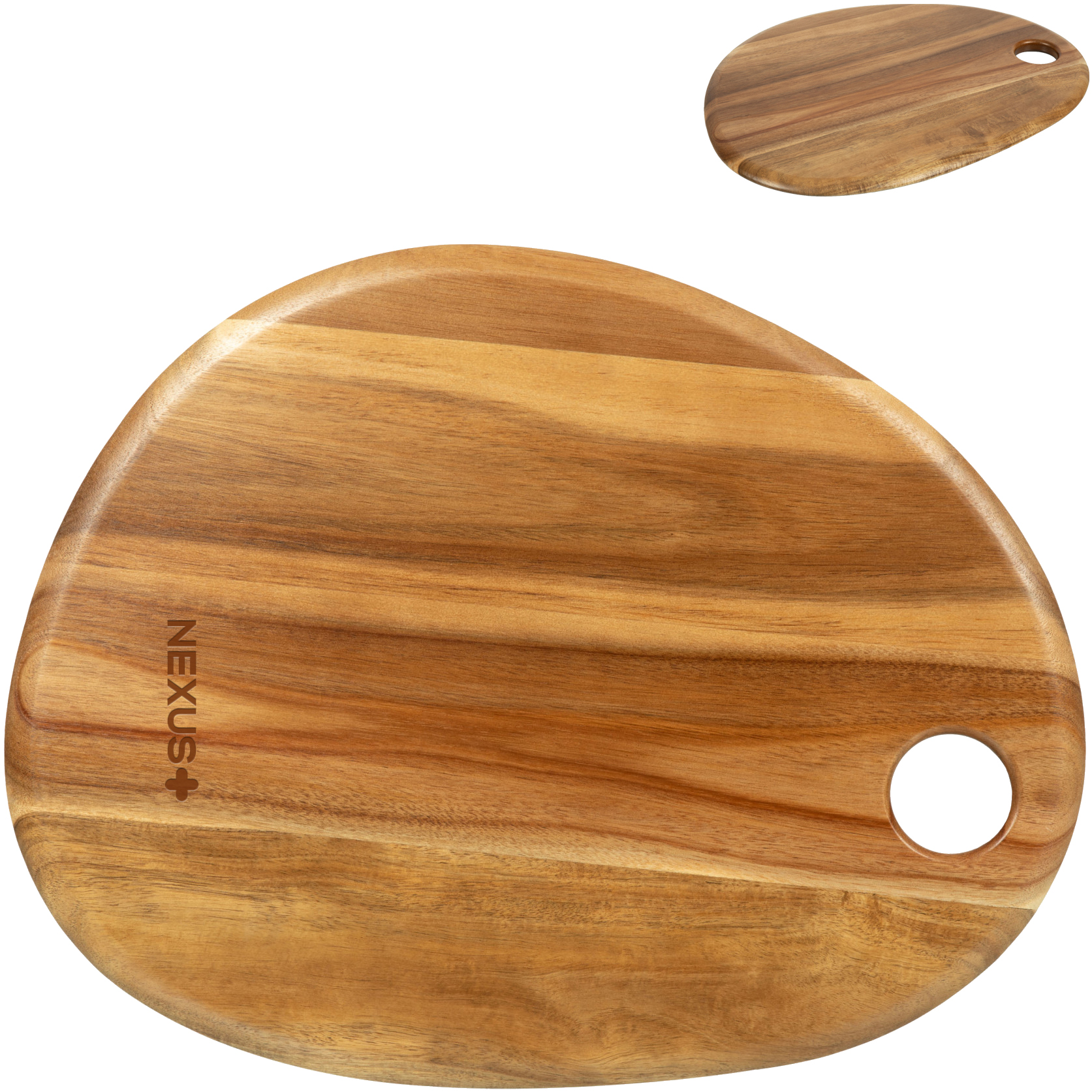 Product Photo 1 Pebble Shaped Acacia Wood Serving Board, 18" x 15"