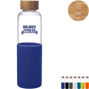 James Glass Bottle w/ Silicone Sleeve, 20oz. - HT9907