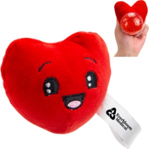 Heart Plush and Gel Stress Buster™ - AR1052