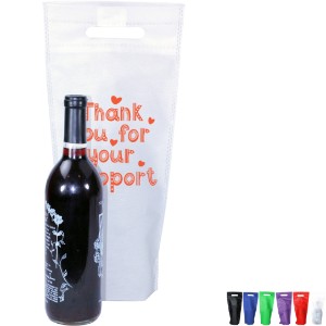 Thrifty Non-Woven Single Bottle Wine Bag - AK8393