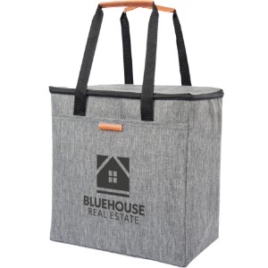 Huntington Heathered Polyester PVC 24 Can Cooler Tote Bag - HT9890