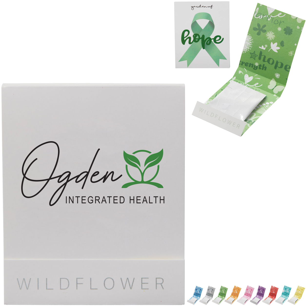 Product Photo 1 Ribbon Garden of Hope Seed Matchbook