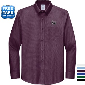 Brooks Brothers® Wrinkle-Free Cotton/Spandex Stretch Nailhead Ladies' Shirt - WJ6675