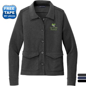 Brooks Brothers® Mid-Layer Stretch Tri-Blend Ladies' Button Jacket - WJ6693