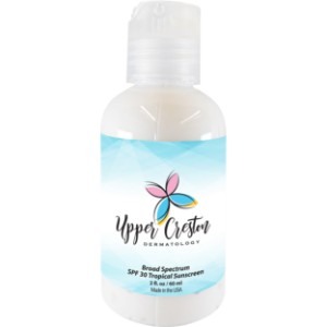 Tropical Coconut Scented Sunscreen Bottle SPF30, 2oz. - TK6015