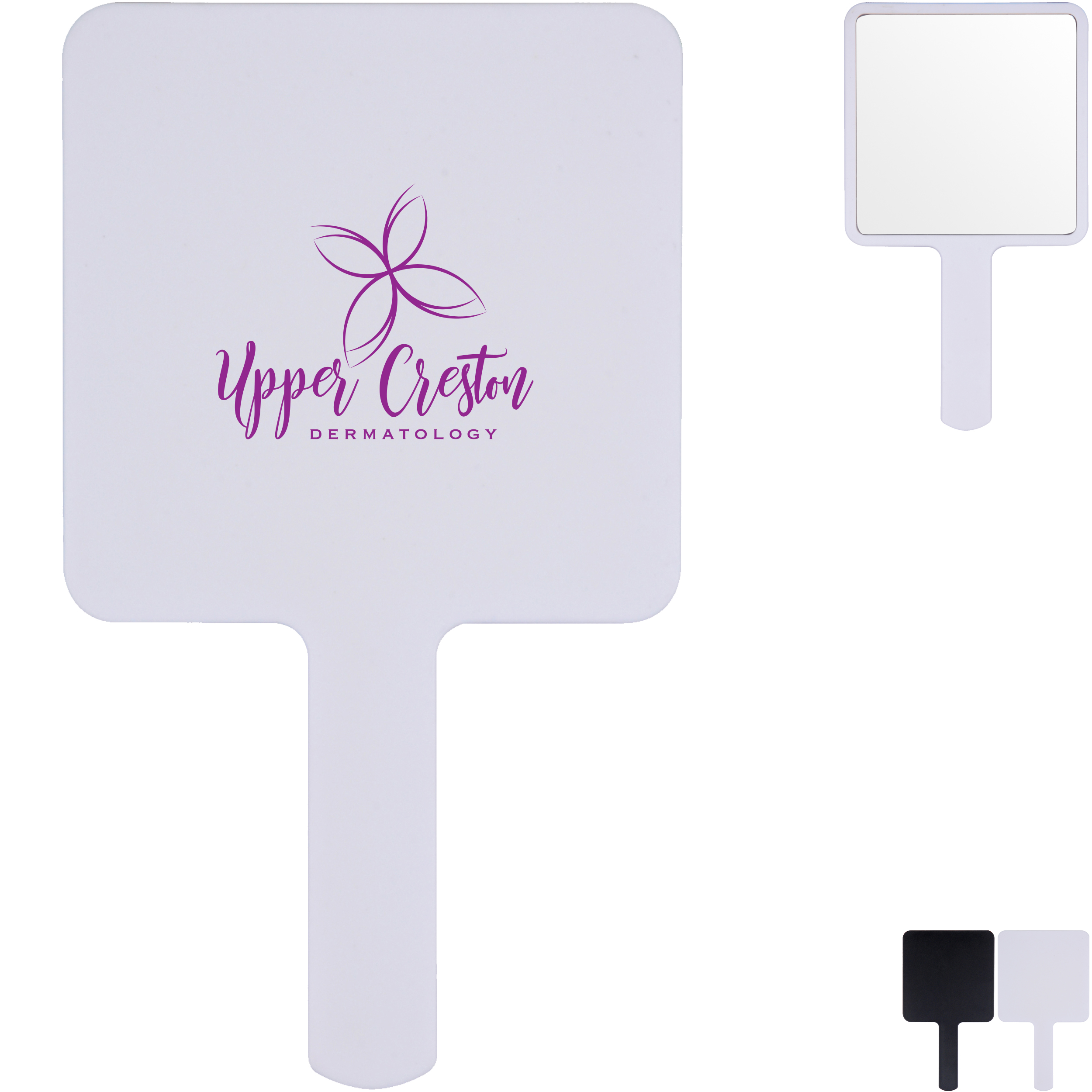 Product Photo 1 Rubberized Mini Handheld Mirror