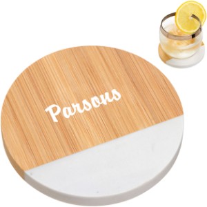 Bamboo & Marble Combo Coaster - AR1060