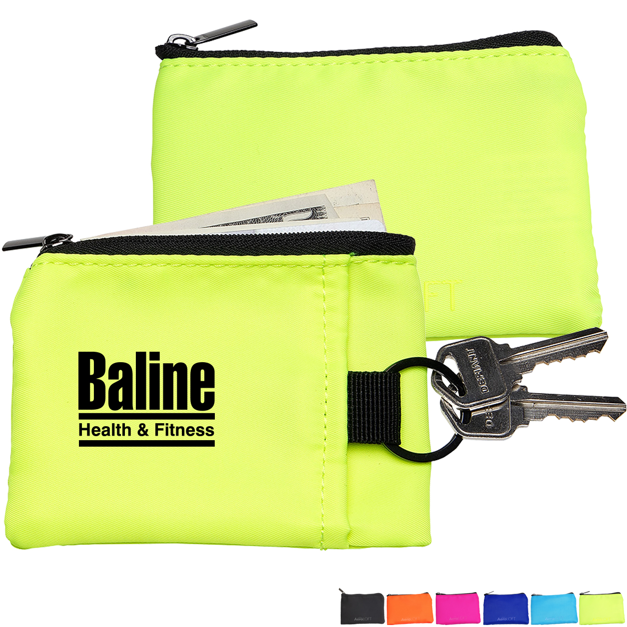 Product Photo 1 AeroLOFT™ Polyester Stash Key Wallet