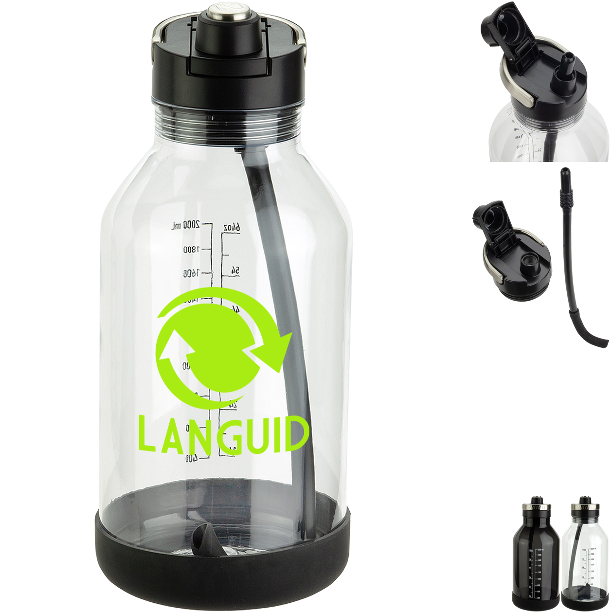 Product Photo 1 Nayad® Voyager Tritan™ Jug w/ Silicone Bumper, 84oz.