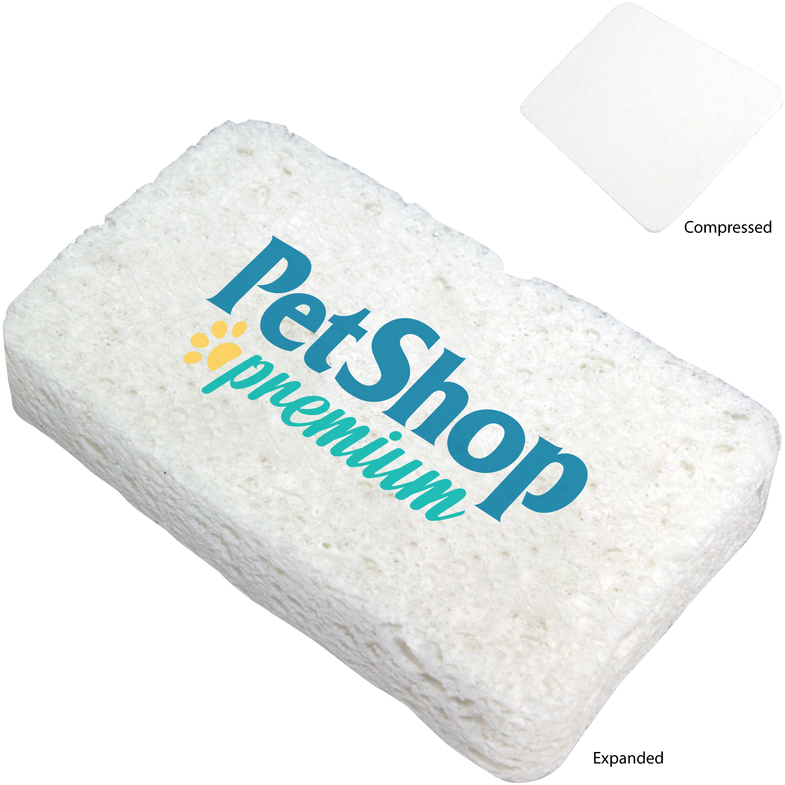 Product Photo 1 Enviro Cellulose Sponge w/ Full Color Imprint
