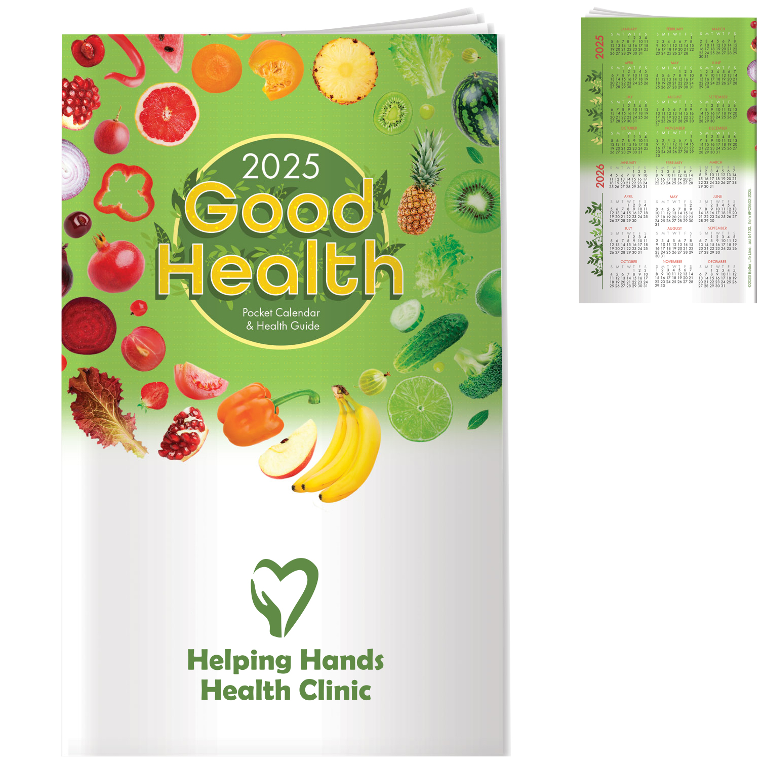 Product Photo 1 Good Health Pocket Calendar 2025