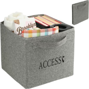 Recycled Cotton Canvas Storage Cube - LD5277