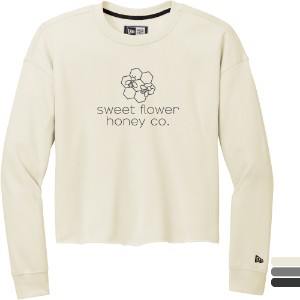 New Era® Tri-Blend Fleece Ladies' Crop Crew - WJ6706