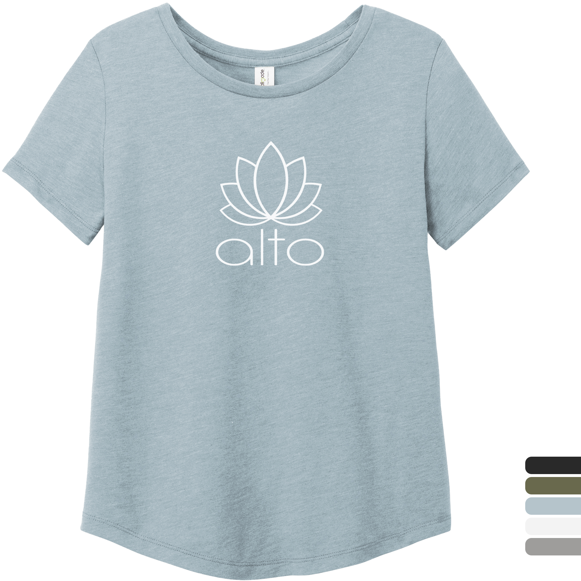 Product Photo 1 Allmade® Relaxed Tri-Blend Scoop Neck Ladies' Tee