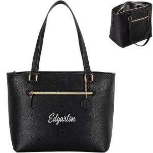 Uptown Vegan Pebble Leatherette Cooler Tote - PK2311