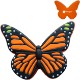 Orange Butterfly Stress Reliever